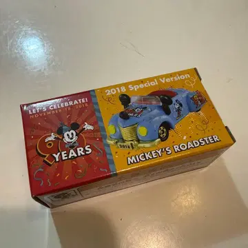 미개봉 새상품 도쿄 디즈니 리조트 한정판 토미카 90주년 미키 로드 스타