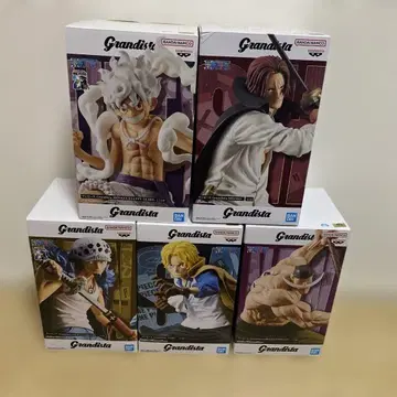 원피스 Grandista 피규어 묶음 판매 5체 세트