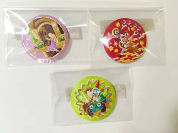 디즈니 자수 캔뱃지 3종 세트