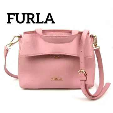 훌라 NIKI 숄더백 핸드 핑크 2way 가죽 가방 로고