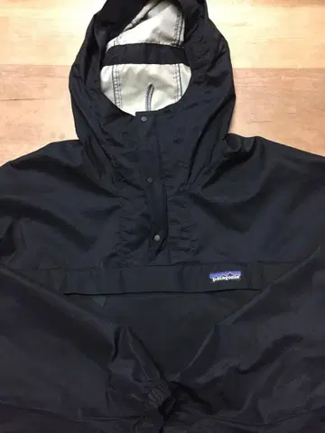 90년대 patagonia 블랙 나일론 아노락 S 코스타리카