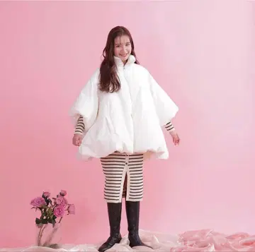 화이트 퀼팅 자켓 메종 마블