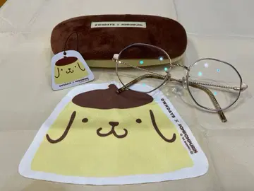 OWNDAYS 폼폼푸딩 콜라보 안경 브라운