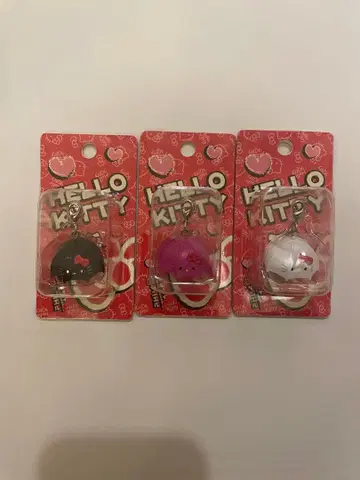 헬로키티 키체인 3개 세트