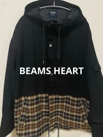 BEAMS HEART 빔즈 후드 부착 자켓 루즈핏 M