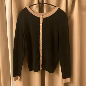 foxey 배색 가디건 38 사이즈