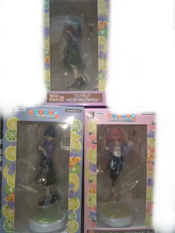 유루캠 복권 피규어 풀세트 3체