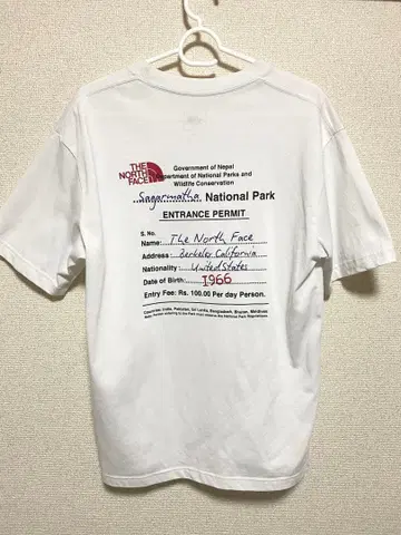 더 노스페이스 티셔츠
