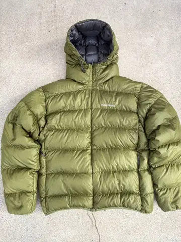 mont-bell 라이트 알파인 다운 파카 그린 XL 사이즈