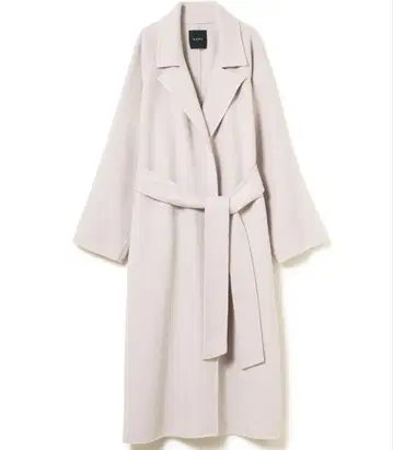 [새상품급] N.O.R.C 울 가운 벨티드 리버 롱 코트 2 베이지