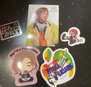 미세스 그린애플 후지사와 료카 세트 제일복권 스티커 젠진