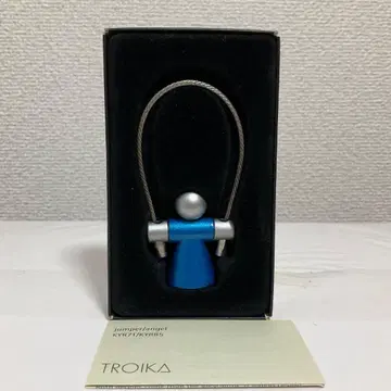 [새상품] TROIKA 점퍼 엔젤 블루 키링