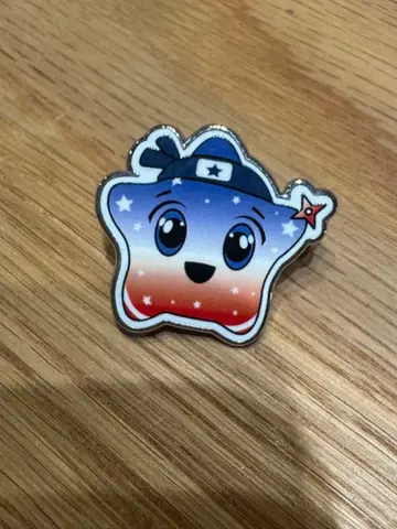 오사카 간사이 엑스포 미국관 스파크 핀 배지 새상품 핀즈