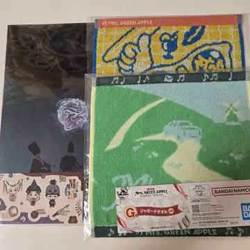 미세스 그린애플 미세스 제일복권 클리어 파일 타월