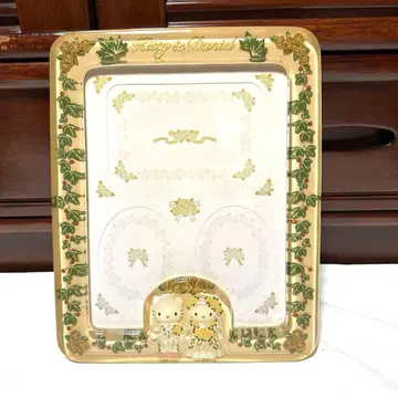 레어품 헤이세이 레트로 헬로키티 다니엘 웨딩 사진 프레임 사진꽂이