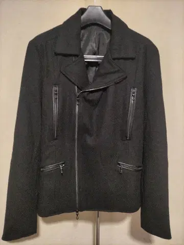 SHELLAC x Semanticdesign 울 W 라이더 자켓