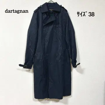 dartagnan 네이비 트렌치코트 38사이즈 안감 체크