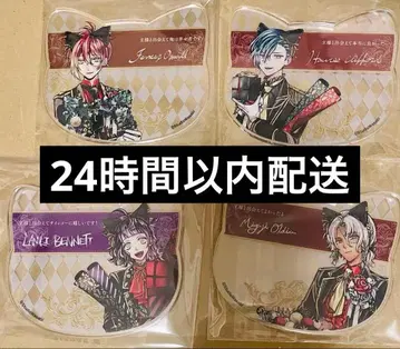 악마 집사와 검은 고양이 아크릴 코스터 4점 세트