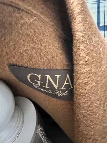 GNA 울 하프 코트 M 사이즈 카멜