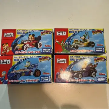 토미카 미키마우스와 로드 레이서즈 4대 세트