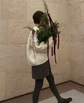 machatt 핸드 케이블 니트