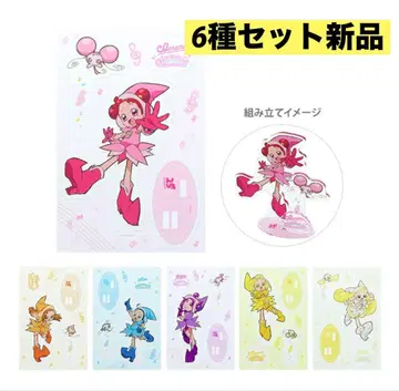 [미개봉 새상품] 오쟈마녀 도레미 25주년 아크릴 스탠드 6종 세트