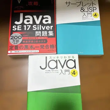 Java 프로그래밍 서적 세트 서블릿