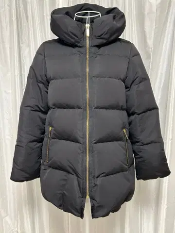 새상품급 [ NOBLE ] 블랙 다운 자켓 후드 다운 90%