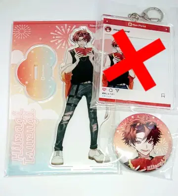 히이라기 츠루기 네오포르테 썸머 바캉스 아크릴 스탠드 캔뱃지 키링