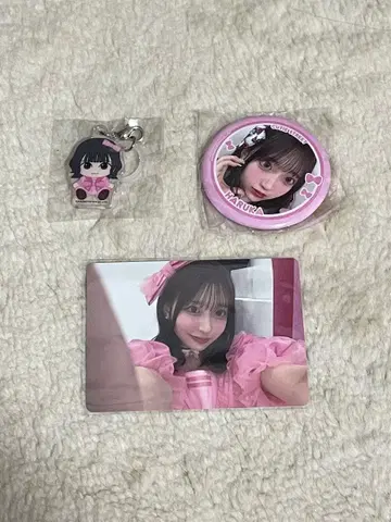 CUTIE STREET 사쿠라바 하루카 캔뱃지 메지루시 참 트레이딩 카드