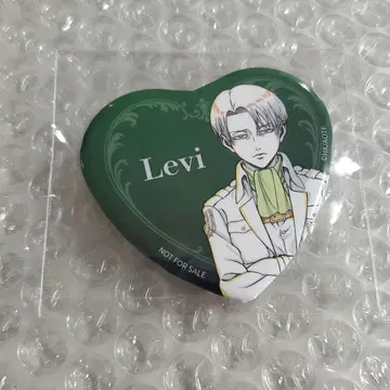 진격의 거인 WIT STUDIO 구매 혜택 하트형 캔뱃지 리바이 1개