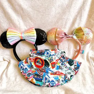 도쿄 디즈니랜드 40주년 머리띠 버킷햇 세트