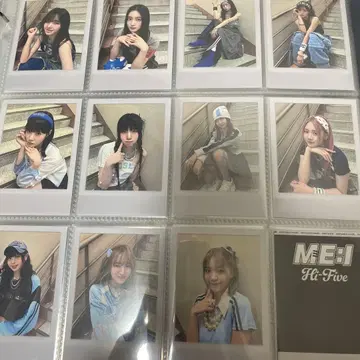 ME:I Hi-Summer 폴라로이드 트레이딩 카드 컴프 세트