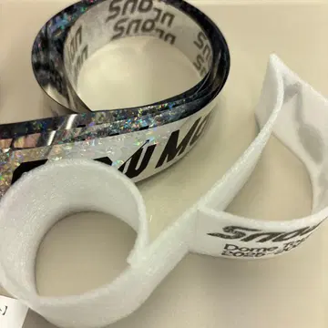 SnowMan Snow Man ON 돔 라이브 낙하물 은색 테이프 음표