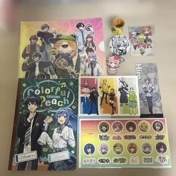 컬러풀 피치 굿즈 묶음 판매