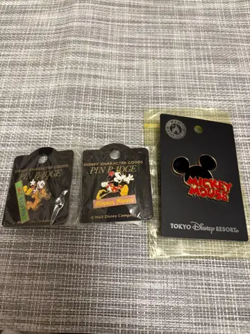 도쿄 디즈니 리조트 핀 배지 3개 세트