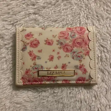 LIZ LISA 리즈리사 플라워 프린트 카드 케이스 장미 교통카드 지갑
