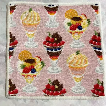 페이러 와코 손수건 파르페 WAKO PARFAIT 핑크 새상품