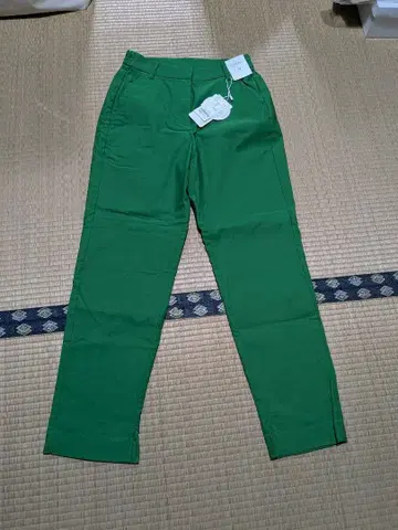 어반 리서치 속기모 슬림 테이퍼트 팬츠 M 사이즈 그린