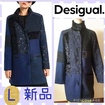 데시구알 desigual 여성용 코트 새상품 파랑 블루 L 40