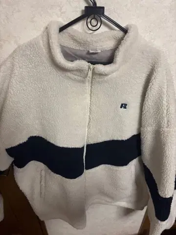 보아 자켓 아이보리/네이비