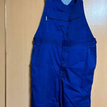 미쉐린 네이비 오버롤 프론트 포켓 부착