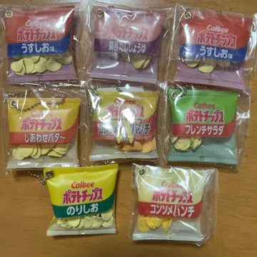Calbee 카루비 카루비 바스락 공 체인 8개 세트