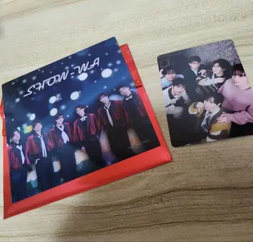 SHOW-WA 크리스마스 한정판 트레이딩 카드 클리어 포토카드 전원