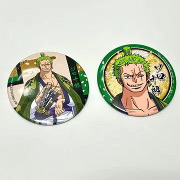 원피스 조로쥬로 캔뱃지 2개 세트