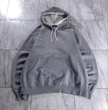 90s 올드 유니클로 후드티 짧은 기장 그레이