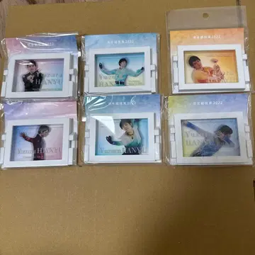 하뉴 유즈루 전시회 2022 프레임 마그넷 6개 세트