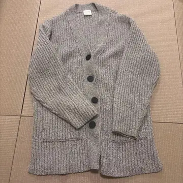 GELATO PIQUE 그레이 롱 가디건 프리 사이즈