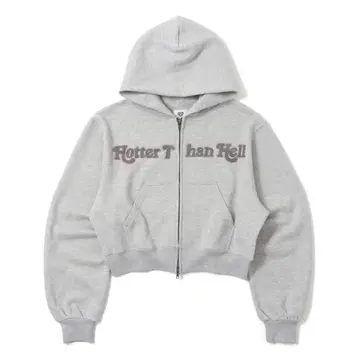 HTH glitter heart logo zip hoodie