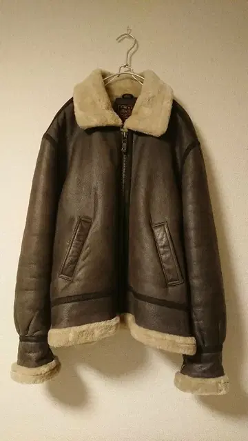 우에노 상회 소가죽 B-3 XL 플라이트 자켓 B3